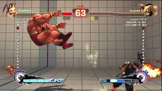 mi-chan0406 [Ibuki] vs. junkun1979 [Zangief] | PS3 SSF4 Arcade Edition