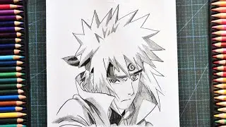 How To Draw Minato Namikaze || Naruto || Anime Drawing Step By Step