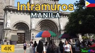 🇵🇭 Inside Intramuros: The Heart of Old Manila | Walking Tour 2025