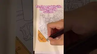 Colour with me | Daily life colouring #colouring #colourwithme #colour #colours #colourful #viral