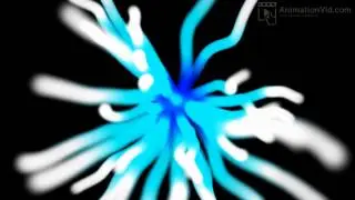Floating Blue and White Plasma Space Motion Background