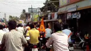 Bajarangdal  Bike rally in Mandya