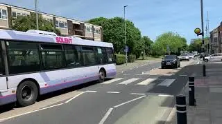 First Bus Route 1 passing Queen street Portsmouth