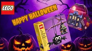 LEGO 40493 SPIDER &  HAUNTED HOUSE PACK AND 854049 PUMPKIN & BAT DUO