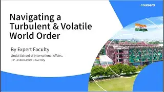 Navigating a Turbulent & Volatile World Order | Faculty Webinar by O.P. Jindal Global University