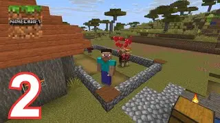 Minecraft Silent Survival: Episode 2 - Building an Iron Golem Farm