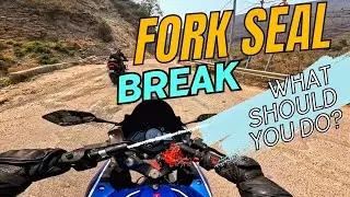 Pulsar Rs200 Fork seal Break on Mountain | How to handle this situation