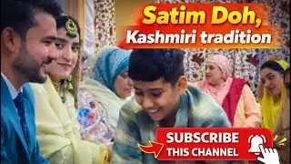 Satim Doh | 7th-day post-wedding invitation is often known as Satim Doh #kashmiriwedding 