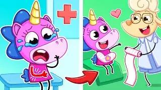 Premi&egrave;re Fois &agrave; L'h&ocirc;pital! | Sauvetage M&eacute;dical et Histoires Utiles pour Enfants 🏥🖥️ | Petite Mimi🦄