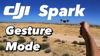 DJI Spark Mini RC Selfie Drone - Gesture Mode Test