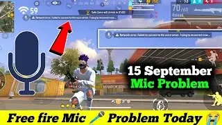 Network error. Failed to connect to the voice server Problem | Free Fire mic problem solution 