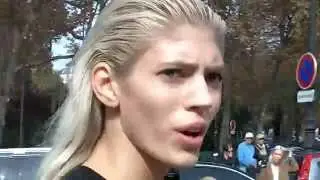 Devon WINDSOR @ Paris Fashion Week September 2014 / Ungaro
