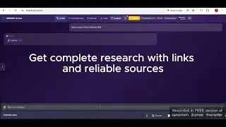 Instant Web Research with Brimind!