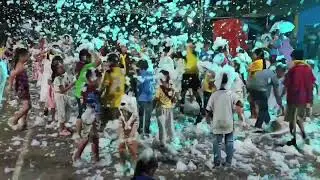 Foam party day3 | adventure & pathfinder camping | social night for kids @E.D.A.A. elementary school