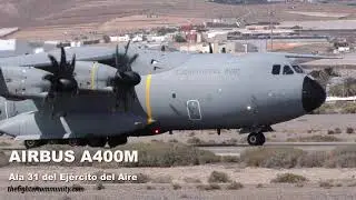 (4K) Ocean Sky 2020. A400M del Ala 31 del Ej&eacute;rcito del Aire.