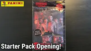 Открытие стартового набора &mdash; совершенно новая коллекция наклеек Panini Stranger Things!