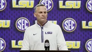 LSU Мэтт Макмахон на баскетбольных медиа-днях SEC 2025-26