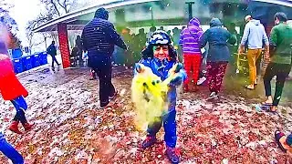 Baraf wali Holi in Canada Vlog
