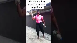 Simple and fun exercise to lose weight fast #bellyfat #workout