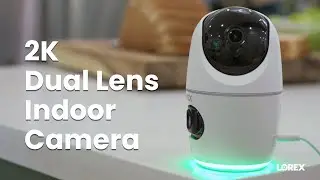 One camera, double the view - meet the 2K Dual Lens Indoor Camera