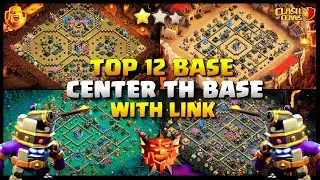 12 BEST TH18 *CENTER TH* BASE WITH LINK  | ANTI 1&2 STAR BASE | NEW TH18 WAR ,LEGEND BASE | COC .