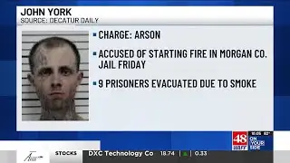 Morgan County Jail inmate charged after setting mattress on fire