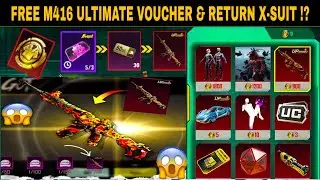 😱 New Premium Crate Upgradable Gun ? | Golden Fragment Use ? | Free M416 Ultimate Voucher | PUBGM