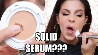 WORLDS FIRST SOLID Serum Foundation!! HIT OR MISS?!!