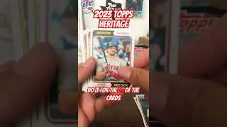 Ripping some 2023 Topps Heritage #cardmunity #rippingpacks