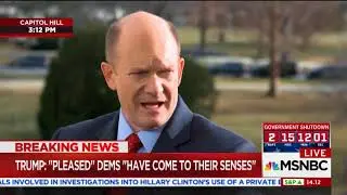 Sen. Coons joins MSNBC Live January 22, 2018