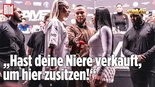 Mega-Zoff mit zwischen Walentina und Hati | FAME FIGHTING 2 Pressekonferenz
