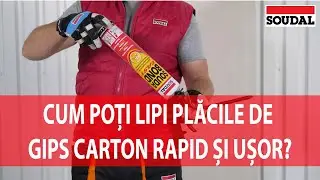 Gips carton lipit pe BCA