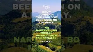 Polish Quotes #5  #polishteacher #quotes #learnpolish #polishchat #polishgirl | @Polish_Geek