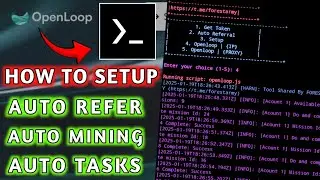 OPENLOOP Mining Setup | How To Get Referral and Task Trick | Mining Explained IP+VPN