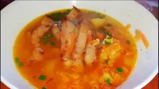 ✅ Гороховый суп с копчёным салом — сытный домашний рецепт