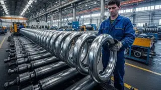 How Giant Industrial Springs Are Really Made &ndash; Inside a Heavy Duty Spring Factory