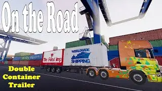 On the Road - Double Container Trailer - Xbox series X - Gameplay - Wiffy Squatch