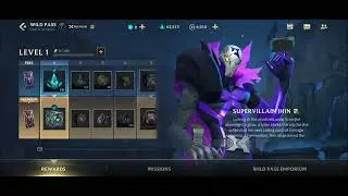 WILD PASS: SUPER VILLAIN JHIN - League of Legends: Wild Rift
