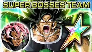 100% LR WRATHFUL BROLY ON SUPER BOSSES TEAM! Dragon Ball Z Dokkan Battle