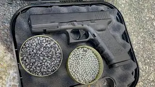Umarex Airgun Glock 17 Gen 3 Dual Ammo unboxing and testing