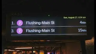 Bernie Wagenblast prediction announcement on the 7 without any stops @ 74th St