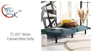 2 Seater Office Sofa: 71.65'' Wide Convertible Sofa