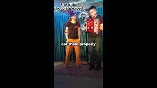 Is she really the chocolate expert?!|IMPROV|#mixednuts#improvcomedy#improv#comedy#funny#chocolates