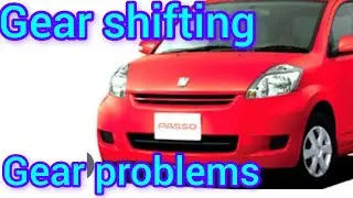 Toyota passo gear shifting problem #gear solve and gear oil change 