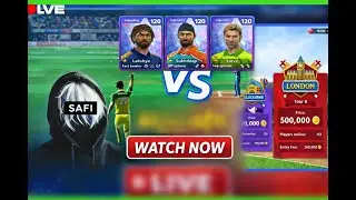Cricket league game by miniclip live stream London game play by star safi #cricketleague