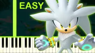 SILVER THE HEDGEHOG THEME - EASY Piano Tutorial