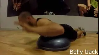 Bosu ball- Belly back [m]