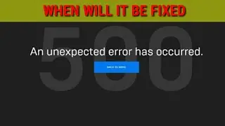 An Unexpected Error has Occured  - How to Fix Epic Games an unexpected Error Has Occured (500)