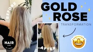 Shades EQ Gold Rose Hair Transformation | The Backbar | Hair.com By L'Oreal