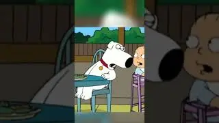 Family Guy: Brian screams at a baby